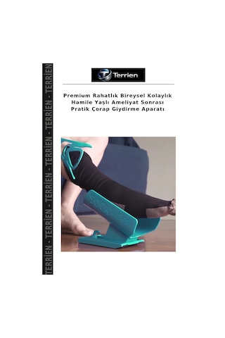 Premium Rahatlık Bireysel Kolaylık Hamile Yaşlı Ameliyat Sonrası Pratik Çorap Giydirme Aparatı