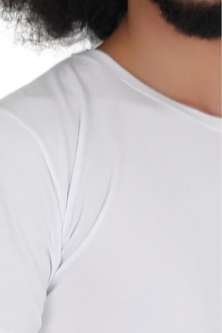 Cnt Erkek 3'lü Slim Fit Bisiklet Yaka Kısa Kollu Tişört Beyaz Beyaz