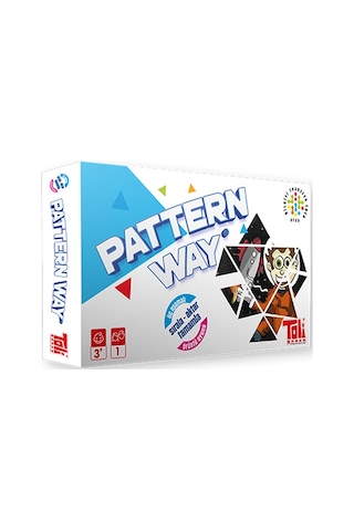 Toli Games Pattern Way Ahşap Üçgen Zeka Oyunu.