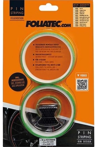 Foliatec Jant Şerit Seti Ve Montaj Aparatı 215x4cm-6mm Yeşil