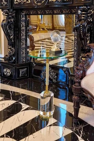 Dulda Akrilik Orion Sehpa Şeffaf