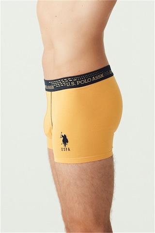 U.S. Polo Assn. U.s Polo Assn. 80178 Erkek 3 Lü Boxer-sax&lacivert&sarı Çok Renkli