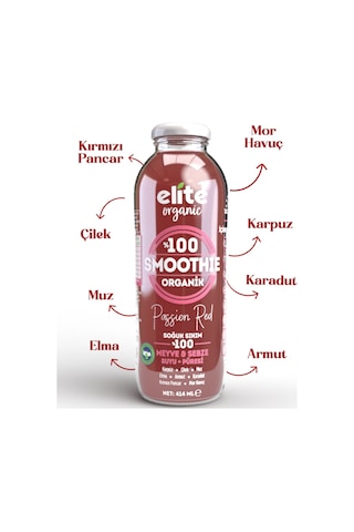 Elite Organik Smoothie Passıon Red 414 Ml