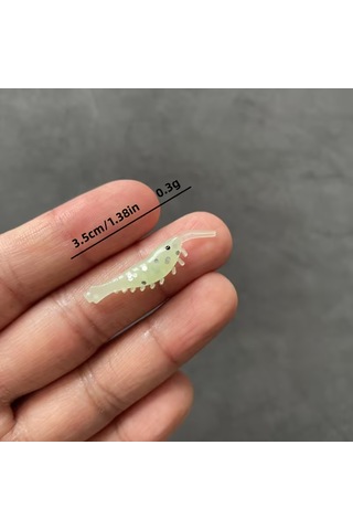 Tunalar Tarım 10 X 3,5 Cm Parlayan Karides Suni Yem Olta Yemi