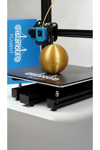 İstanbul Filament 3d Baskı Pla Filament Transparan Sarı 1 Kg Ø 1,75mm 0,05 Mm Bambu Lab Uyumludur 1.75mm