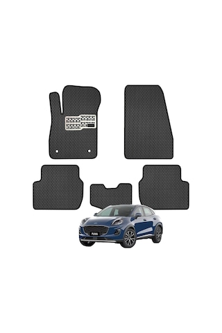 Ford Puma 2019-2023 Uyumlu Araca Özel Eva Oto Paspas Takımı