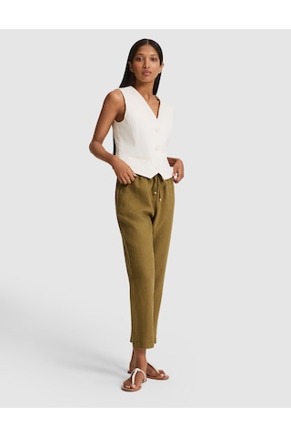Pierre Cardin Kadın Haki Pantolon Kanvas-chino 50321220-vr027