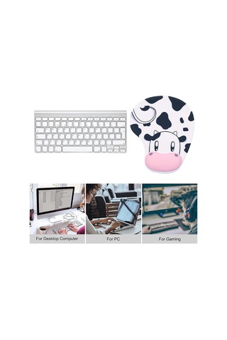 Mouse Pad, Bilek Destekli Sevimli Mouse Pad Bilgisayar Oyuncu Mouse Pad'i Çizgi Film 3d Fare Bilek Destekli Mouse Pad Dizüstü Bilgisayar Ofis Çalışma Kadın Erkek Çocuklar İçin