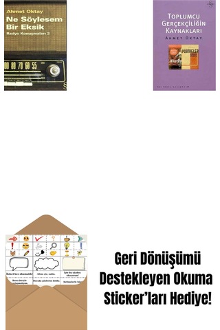 Ne Söylesem Bir Eksik + Toplumcu Gerçekçiliğin Kaynakları + Okuma Sticker'ları