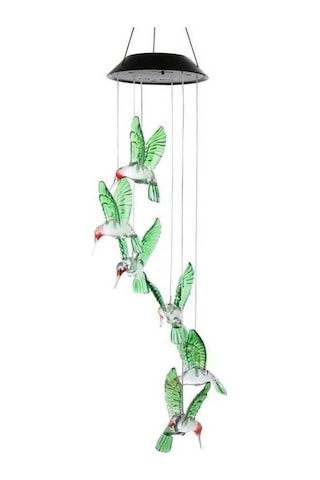 Trendooze Güneş Enerjisi Rüzgar Çanı Lambası - Renk Değişen Bahçe Işığı