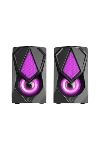 Lexroo Rms-g19 2.0 5 Watt Led Işıklı Siyah Multimedia Speaker