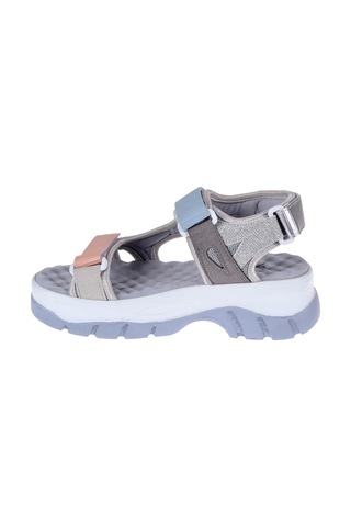 Pullman Cırtlı Comfort Kadın Sandalet Sms-4740 Gri Multi-gri Multi Çok Renkli