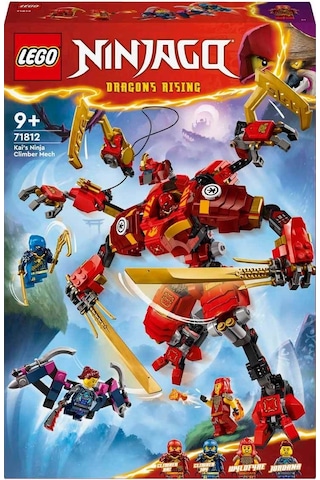 LEGO® NINJAGO Kai’nin Ninja Tırmanma Robotu 71812 9+ Yaratıcı Oyuncak Yapım Seti - 623 Parça