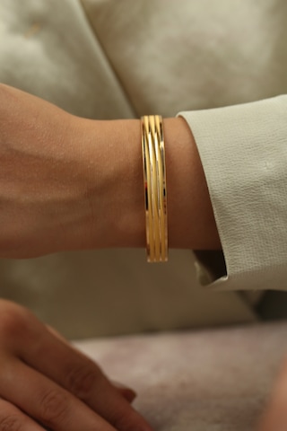 1 Cm Trabzon Hasır Altın Bilezik