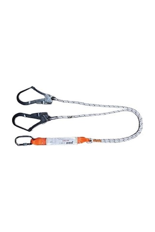Karam Çift Bacaklı Şok Emicili Lanyard Büyük Kancalı Ka 341 Karam Çift Bacaklı Şok Emicili Lanyard Büyük Kancalı Ka 341