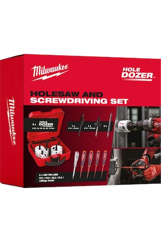 Milwaukee Hole Dozer Panç Ve Vde Tornavida Seti - 15 Parça 4932493568