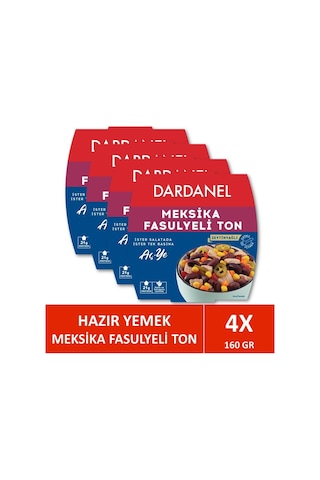 Dardanel Aç Ye Meksika Fasulyeli Ton Balığı 4 x 160 G Dardanel Aç Ye Meksika Fasulyeli Ton Balığı 4 x 160 G