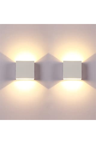 Led Duvar Lambası Modern İç Mekan Duvar Lambası, Duvara Monte Edilen Işık, A Beyaz