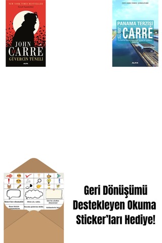Güvercin Tüneli + Panama Terzisi + Okuma Sticker'ları