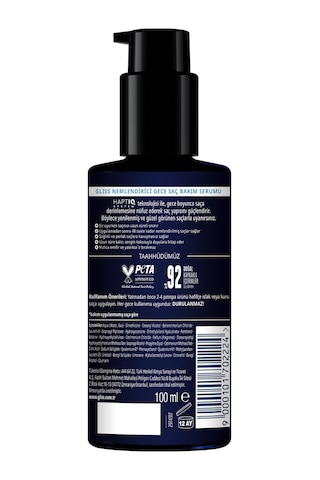 Gliss Night Elixir Nemlendirici Gece Saç Bakım Serumu 100 ML