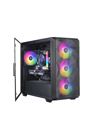 Dragos DRX6988 R5-5500 16 GB 512 GB M.2 NVMe 8 GB RTX5060 23.6" Free Dos Masaüstü Oyuncu Bilgisayarı