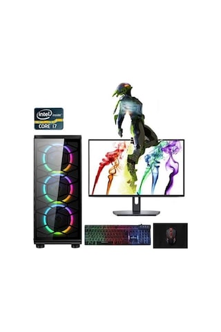 CacheX i7 16 GB 250 GB+HDD 240 GB SSD 4 GB 20" W10P Masaüstü Oyuncu Bilgisayarı