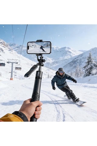 Go Des Gd-st82 360 Derece Pan-tilt Özellikli Tripod Gimbal Stabilizatör Siyah