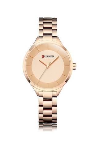 Yingfu Curren 9015 Kadın Kol Saati - Kuvars Mekanizma, Su Geçirmez Gümüş Tasarım Gümüş