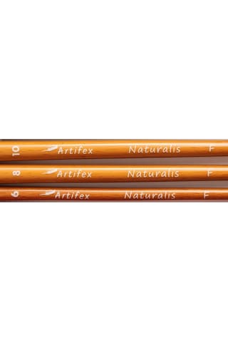 Artifex Naturalis Resim Fırçası Seti - Doğal Kıl- 3'lü Set No: 8