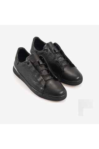 Kemal Tanca Erkek Eva Taban Hakiki Deri Spor & Sneaker Ayakkabı 16702 Siyah