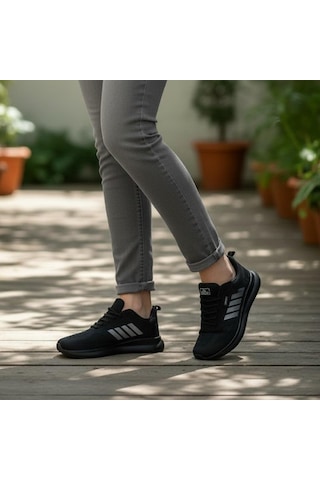 Branca 3990 Tx Siyah-füme Fuspetli Erkek Spor Ayakkabı Siyah