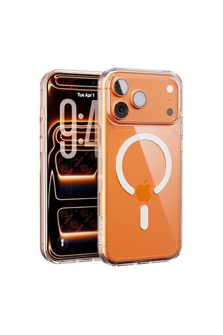 Şeffaf Kılıf Magsafe Uyumlu Güçlü Manyetik Tutuş Ultra Ince Koruyucu İphone 17 Pro Max Diğer