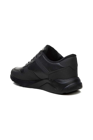 Luttoon 4039-24 Deri Anatomik Hafıza Taban Kadın Sneaker Siyah Füme Siyah