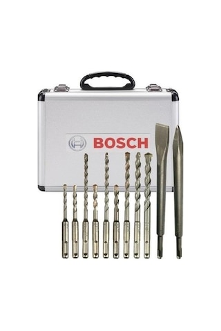 Bosch GBH 2-26 DRE 800W Profesyonel Kırıcı Delici Matkap + Bosch Sds-plus Matkap Ucu + 11'li Keski Seti