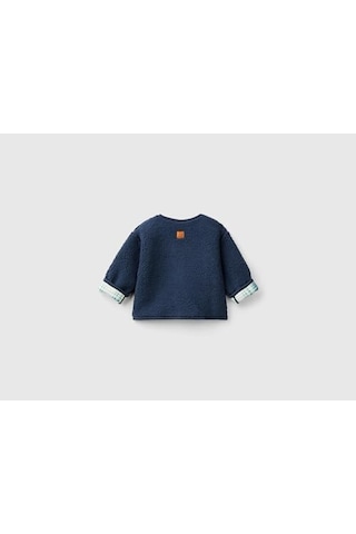Abel & Lula United Colors Of Benetton Önü Düğmeli Çift Taraflı Sweatshirt Sweatshirt Bebek Acı Kahverengi
