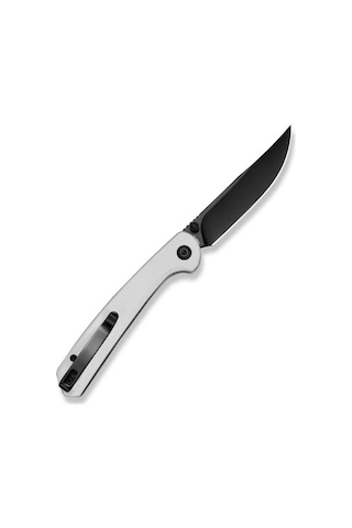 Sencut Skelfin White G10 Handle Black 9cr18mov Blade Kamp Çakı Beyaz
