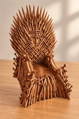 Game Of Thrones Ps5 Gamepad Stand - Metalik Bronz