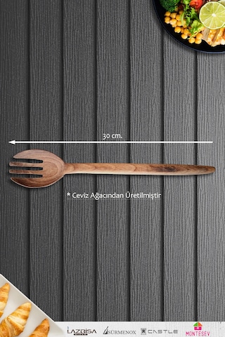 Doğal Diş Budak Ağacı Standlı Ahşap Ceviz Ağacı Kaşık Seti Yemek Kaşık Seti Ahşap Kaşıklık 6 Parça Kahverengi