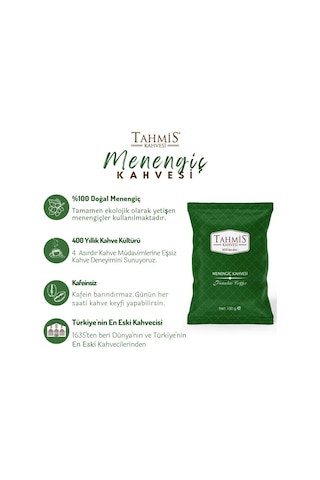 Tek Paket Toz Menengiç Kahvesi 100 Gr