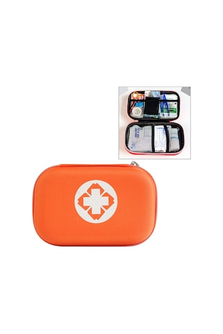 Sones 25'i 1 Arada Eva Taşınabilir Araba Ev Açık Hava Acil Durum Malzemeleri Kiti Hayatta Kalma Kurtarma Kutusu Turuncu