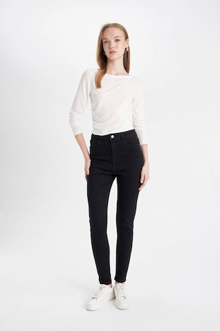 Defacto Rebeca Skinny Fit Normal Bel Bilek Boy Dar Paça Jean Pantolon C7610AX24AUNM40 Siyah