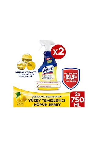 Lysol Çok Amaçlı Yüzey Temizleyici 2 x 750 ML