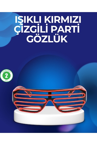 Parti Ve Festival Aksesuarı Led Işıklı Gözlük