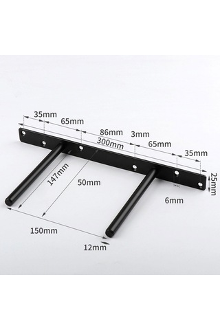 Suntek Yüzen Raf Aparatı Duvara Montaj Rafı Dış Mekan