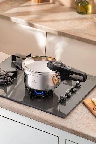 Emsan Fast Cooker Çift Emniyetli Düdüklü Tencere 4 Lt Siyah