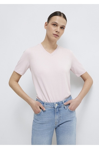 Mavi - V Yaka Pembe Kazak 1710868-70969 Pembe