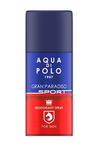Gran Paradiso Sport Parfümlü Erkek Deodorant 150 Ml Fresh, Deniz Notaları Alüminyum İçermez Fresh