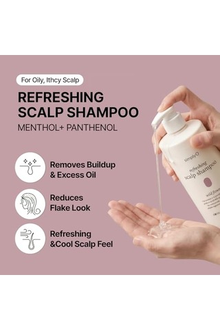 Saç Derisi Ve Saç Bakımı Için Doğal Çözüm Refreshing Scalp Shampoo Wild Flower, Kore'den Ithal Beyaz