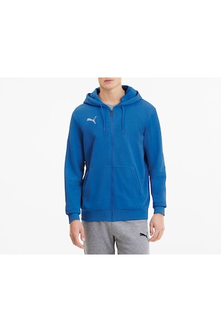 Puma 65670802 Teamgoal 23 Casuals Hooded Jacket Erkek Ceketi Mavi