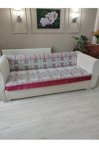 Koltuk Örtüsü Kaymaz Kilim Kırmızı